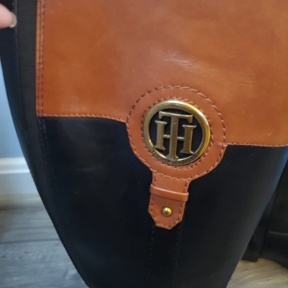 Tommy Hilfiger Riding Boots Two Toned - Picture 2 of 8